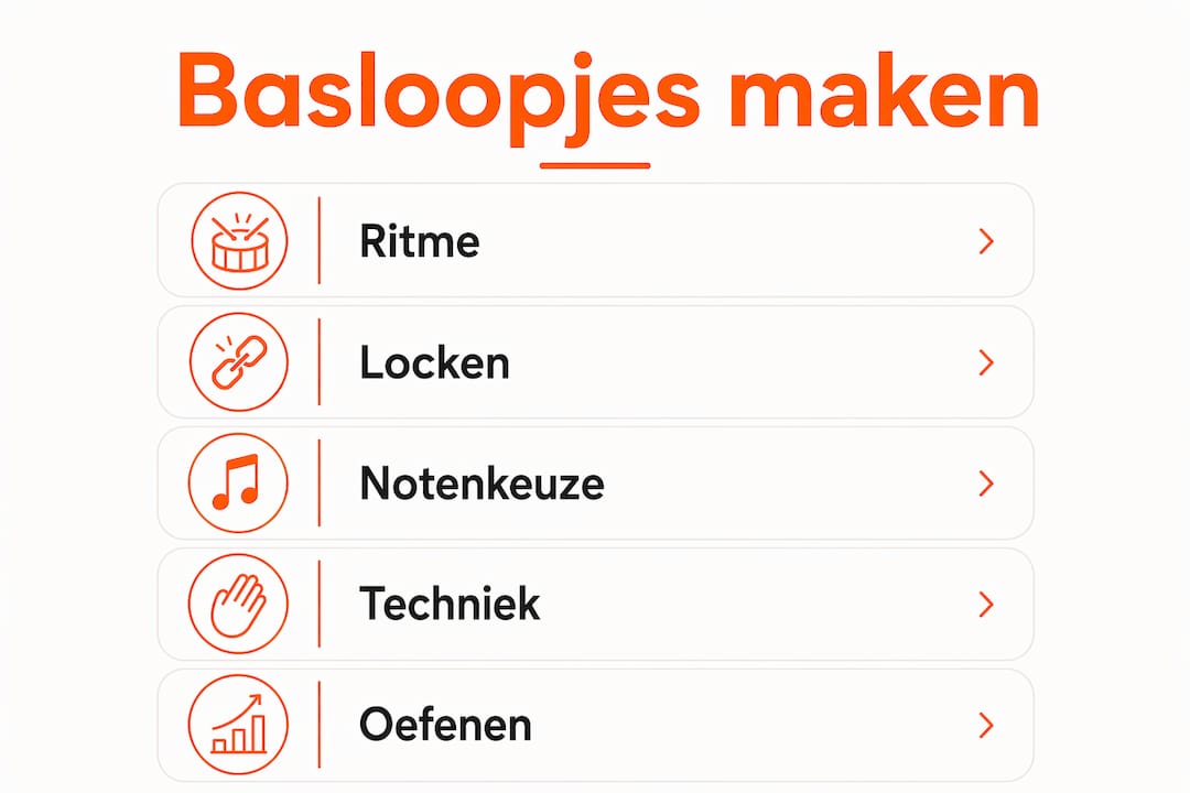 Handige infographic: zo bouw je stap voor stap je eigen basloopjes