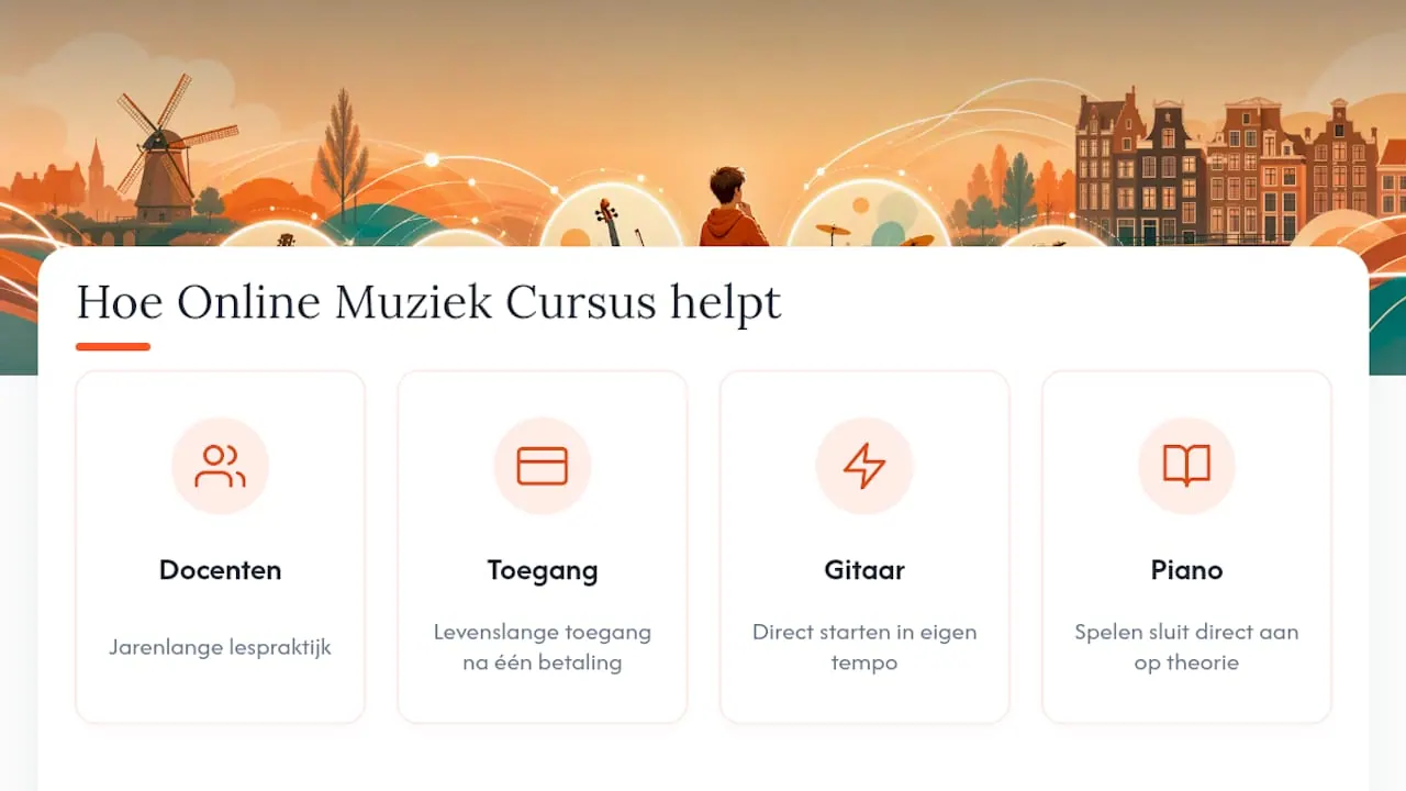 Overzicht: hoe Online Muziek Cursus beginners op weg helpt