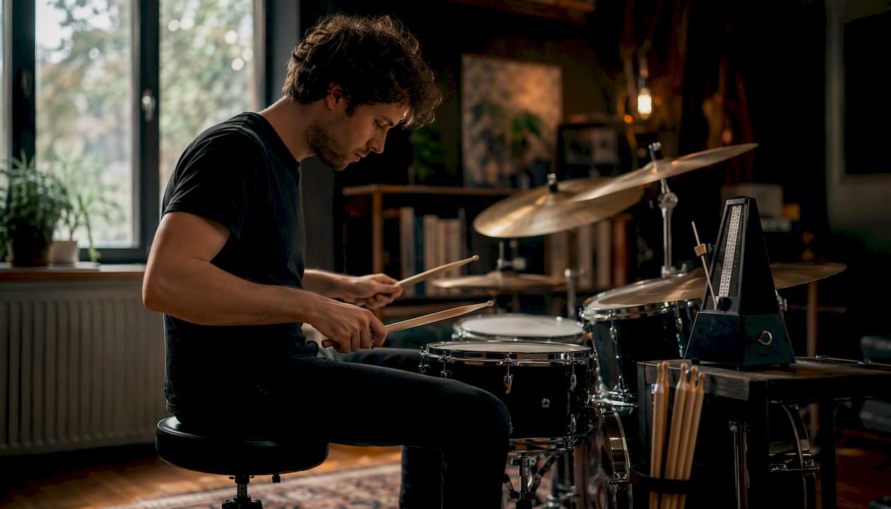 Metronoom drummen: sneller strak in de maat