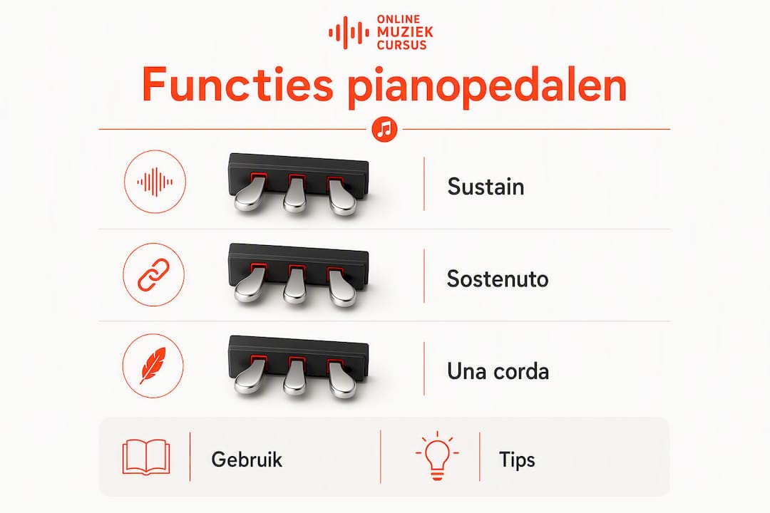 Overzicht: wat doen de pianopedalen en handige tips voor optimaal gebruik