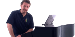 Piano leren spelen op keyboard