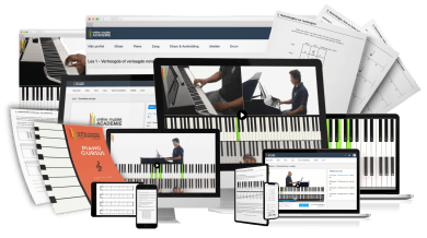 Online piano leren spelen