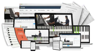 Online piano leren spelen