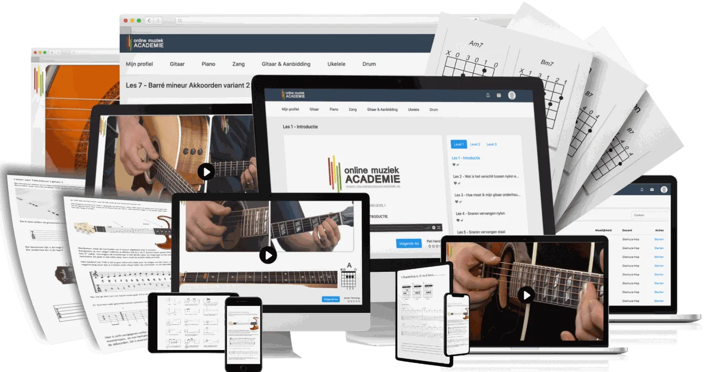 Online gitaarles Gitaar leren spelen