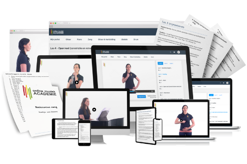 Online leren zingen