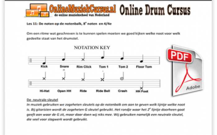 Drumles lesmateriaal